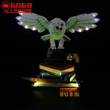 GOGOLIGHTING Značky LED Svetlo Do Auta Pre Lego 76391 Pre Magic Dodanie Sova Stavebné Bloky Lampa Nastaviť Hračky(Iba Svetlo, Č Model)