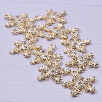 Snowflake Crystal Prívesok Charms Pre Šperky Uskutočňovanie Dodávok DIY Príslušenstvo Star Pentagram Kúzlo Drahokamu Ručné Materiálov