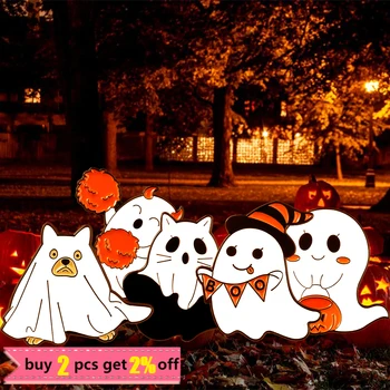 Karikatúra Roztomilý Ghost Smalt Pin Šťastný Halloween Brošne Punk Gotický Taška Oblečenie Preklopke Kolíky Odznaky Šperky, Darčeky pre Deti Priateľmi