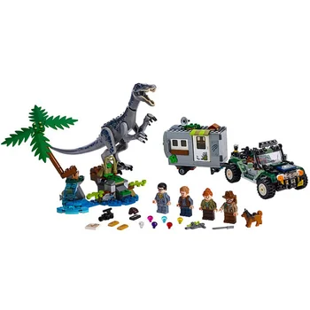 Jurský Svete Pokladu Baryonyx Offroader Model Stavebné Bloky Dinosaura Chlapci Dieťa Kompatibilné S Bábikami 75939 Hračky