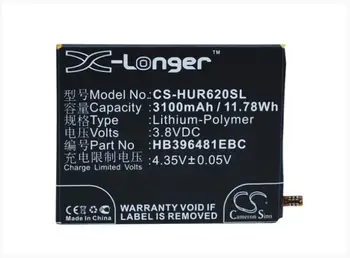 Cameron Čínsko 3100mah batériu pre HUAWEI Ascend Y6 2 Y6II BG2-W09 CAM-AL00 CAM-L03 CAM-L21 CAM-L23 CAM-TL00 CAM-TL00H CAM-UL00