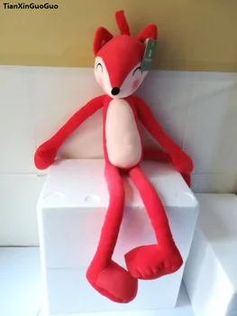 Kreatívne hračky dlhé nohy red fox asi 70 cm cartoon fox plyšové hračky veľmi mäkké bábiky hračky Vianočný darček h2918