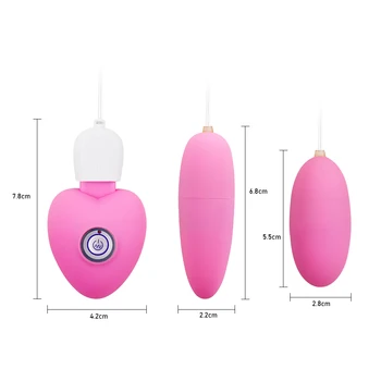 EXVOID Vajcia Vibrátor G-Spot Masér USB Nabíjanie Stimulátor Klitorisu Sexuálne Hračky pre Ženy, Dvojitý Skok Vajcia Vibrátory pre Ženy