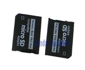 3ks Nové Micro SD SDHC TF na Memory Stick MS Pro Duo Reader pre PSP 1000 2000 3000 Adaptér Konvertor