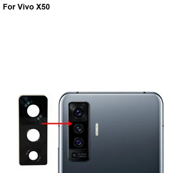 Testované Na Vivo X50 Bývanie zadné Zadné Sklo Objektívu Fotoaparátu Pre Vivo X 50 Zadná kamera sklo VivoX50 Náhradné
