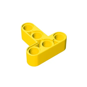 Stavebné Bloky Technicalalal DIY 3x3 tvare T-arm Liftarm 10 KS Malé Kompatibilné Montuje Častice Moc Časti hračka 60484