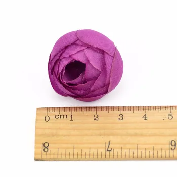 100ks 2,5 cm Mini Hodváb Rose Bud Umelý Kvet Hlava Pre Svadobné Domáce Dekorácie DIY Veniec Remesiel Scrapbooking Falošné Kvety